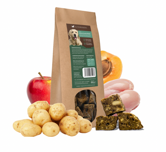 Snacks Huhn & Fruchtwürfel - 100g